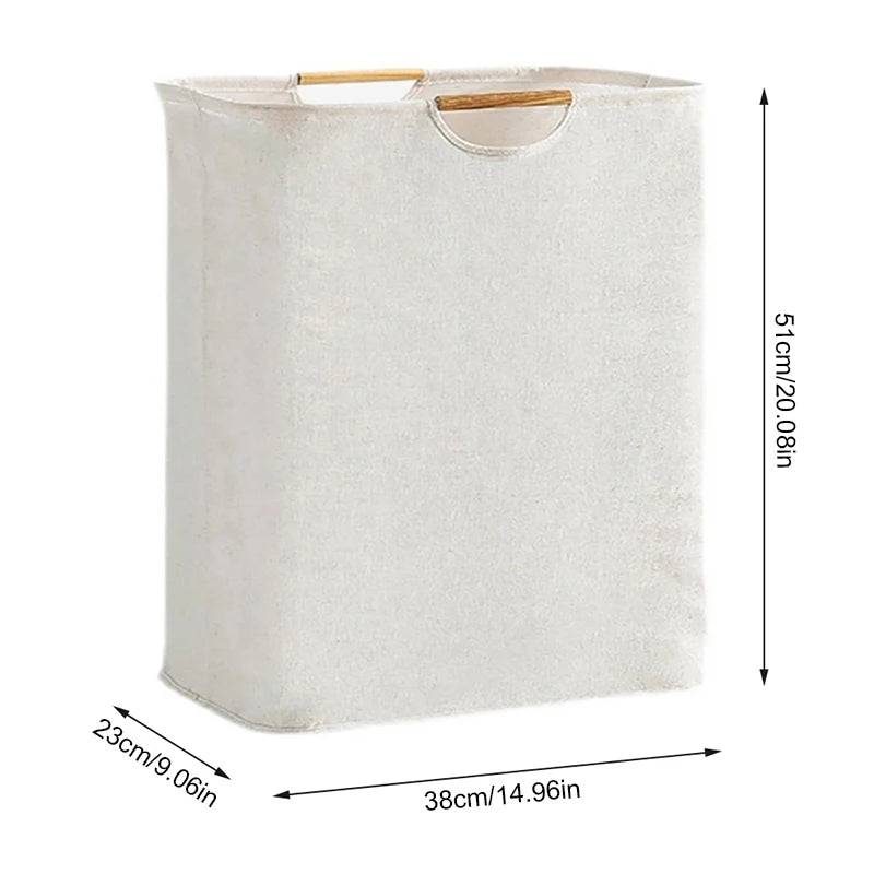 Large Capacity Laundry Storage Dirty Clothes Storage Basket with Handle Hamper Collapsible Laundry Basket Bathroom Accessories