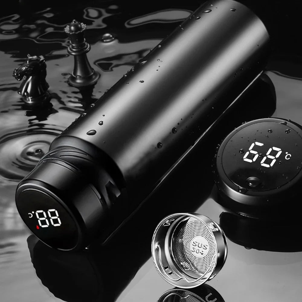 600/1000ML Stainless Steel Thermal Water Bottle with LED Temperature Display Keep Cold Hot Water Cup Tea Coffee Vacuum Flasks