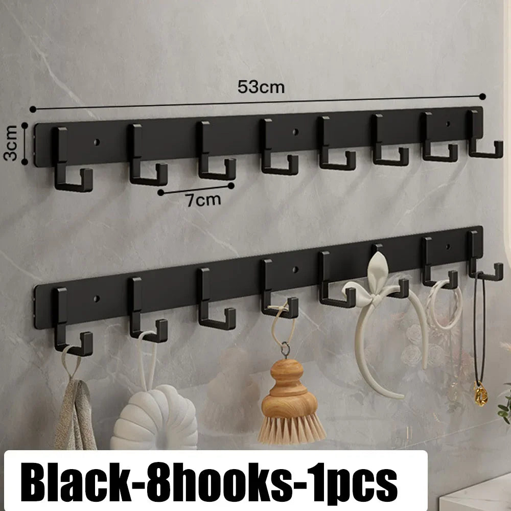 Hook strong adhesive wall mounted towel bathroom wall without punchkitchen bathroom clothes hanger load-bearing adhesive hook