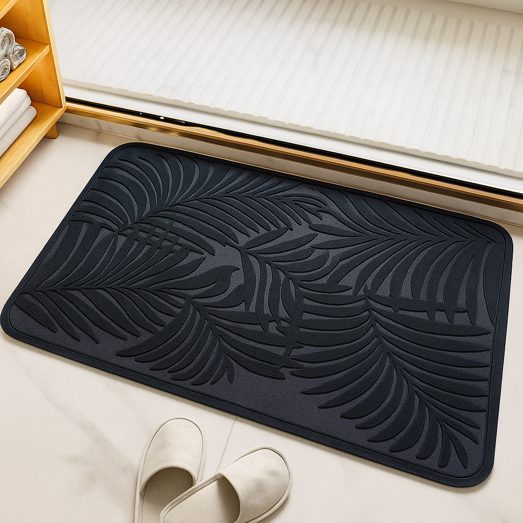 Non-slip absorbent mat