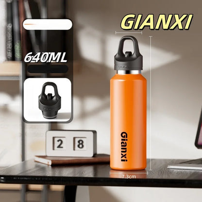 GIANXI Portable Stainless Steel  Thermo Bottle Tumbler Home And Kitchen Vacuum Flasks  Sports Drinkware Thermal Water Bottle