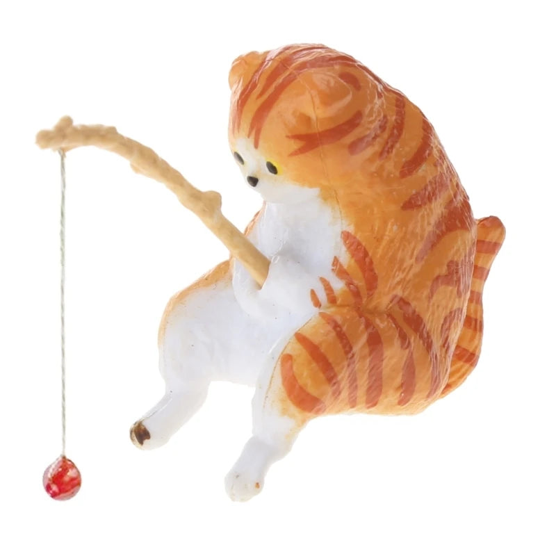 Fish Landscaping Cartoon Fishing Ornaments Aquarium Accessories Household Supplies Home Office Decoration