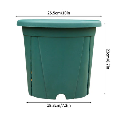 Plastic Flower Pot Root Control Breathable Nursery Pot Thickened Resin Plant Pot Garden Balcony Planting Potted Seedling Planter