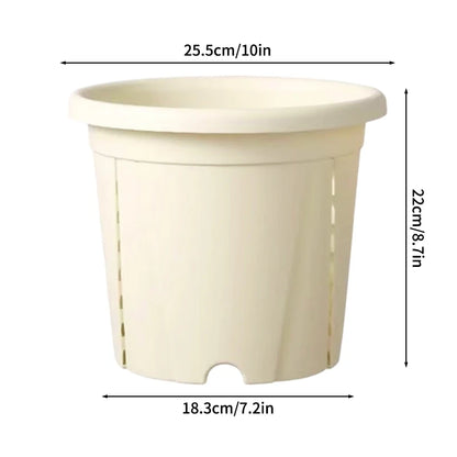 Plastic Flower Pot Root Control Breathable Nursery Pot Thickened Resin Plant Pot Garden Balcony Planting Potted Seedling Planter