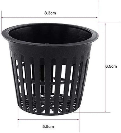 3 Inch Heavy Duty Net Pots Hydroponic Cups Garden Slotted Mesh Net Cups Plant Nursery Net Pots for Hydroponics Slotted