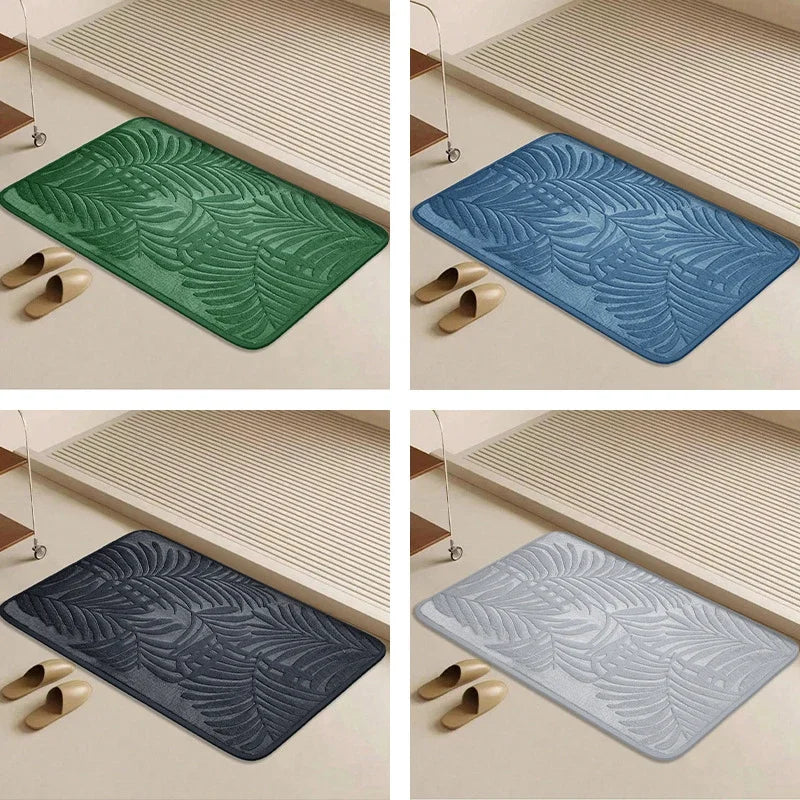 Absorbent Non-slip Bathroom Rug Memory Cotton Bathrooms Floor Rugs Bath Mat Living Room Bedroom Kitchen Home Carpet
