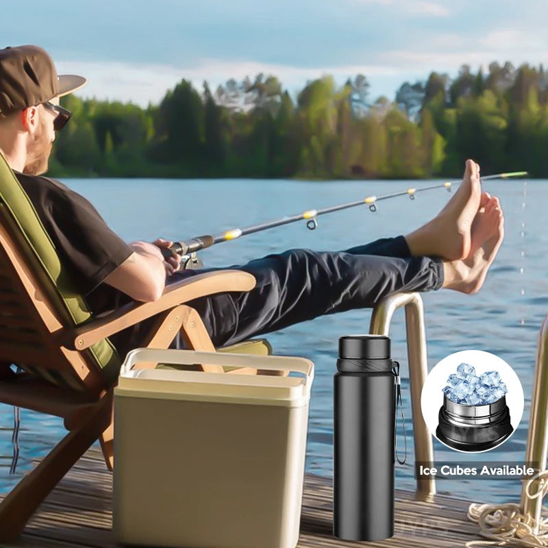 600/1000ML Stainless Steel Thermal Water Bottle with LED Temperature Display Keep Cold Hot Water Cup Tea Coffee Vacuum Flasks