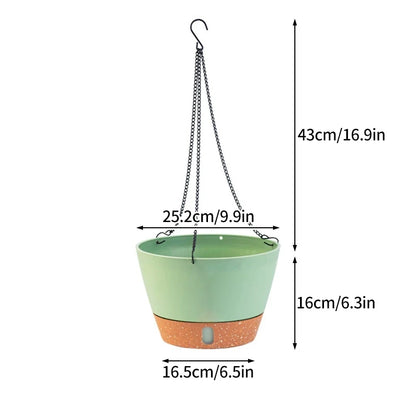 Plant Pot Circular Large Flowerpot Plastic Indoor Plants Succulent Planter with Drainage Bonsai Potted with Tray Home Decoration