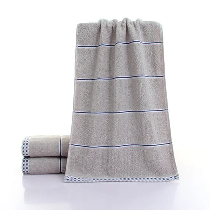 Thickened Cotton Towel With Strong Water Absorption Universal Towel For Adults And Children Solid ColorSkin Friendly Towel