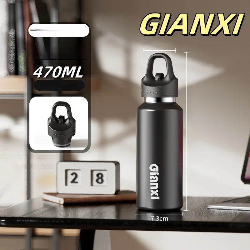 GIANXI Portable Stainless Steel  Thermo Bottle Tumbler Home And Kitchen Vacuum Flasks  Sports Drinkware Thermal Water Bottle