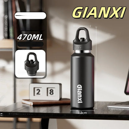 GIANXI Portable Stainless Steel  Thermo Bottle Tumbler Home And Kitchen Vacuum Flasks  Sports Drinkware Thermal Water Bottle