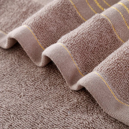 Thickened Cotton Towel With Strong Water Absorption Universal Towel For Adults And Children Solid ColorSkin Friendly Towel