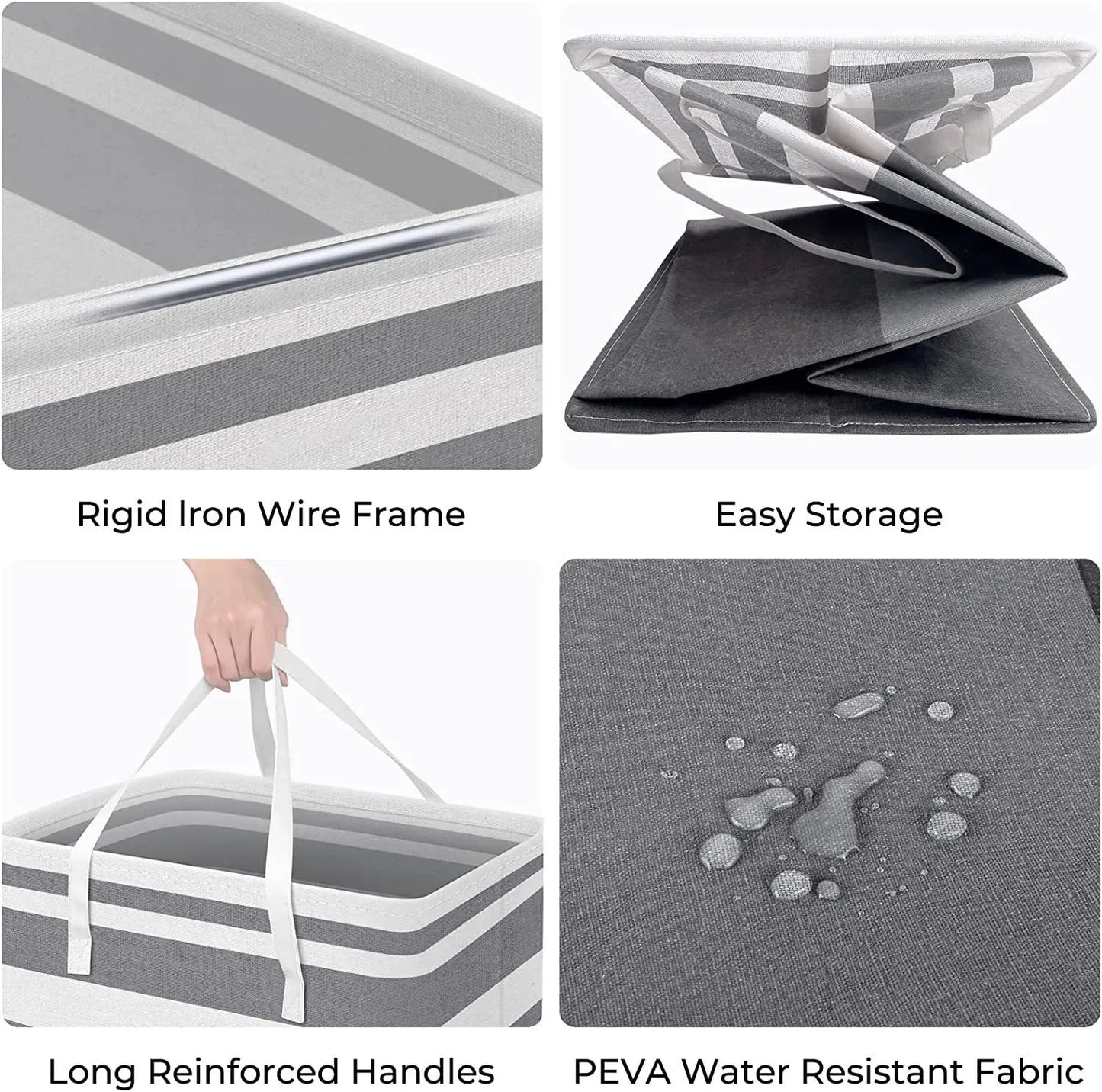 New waterproof fabric laundry basket simple clothes sundries storage box foldable bag large capacity laundry basket