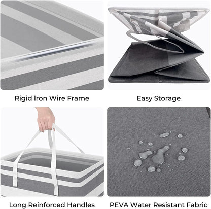 New waterproof fabric laundry basket simple clothes sundries storage box foldable bag large capacity laundry basket