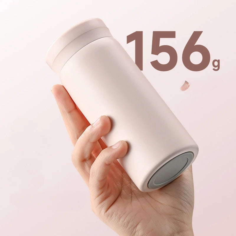 180/300ml Mini 316 Stainless Steel Thermos Cup Ultra-compact Portable Leak-proof Fashion Water Cup Drinkware Thermos Kettle