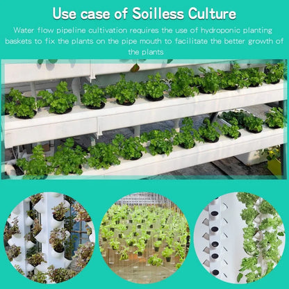 3 Inch Heavy Duty Net Pots Hydroponic Cups Garden Slotted Mesh Net Cups Plant Nursery Net Pots for Hydroponics Slotted