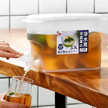 Freezer Water Jug Cold Lemon Juice Pitcher Beverage Drink Water Dispenser Drinkware Leak Free Refrigerator Water Kettles