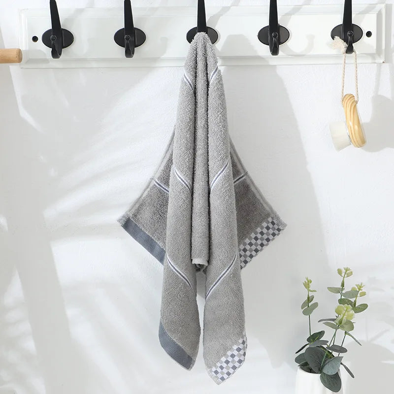 Cotton Bamboo Fiber Bath Face Towels Set Bathroom Super Soft Breathable Bamboo Hand Towel Home Bathroom Washcloth for Adults