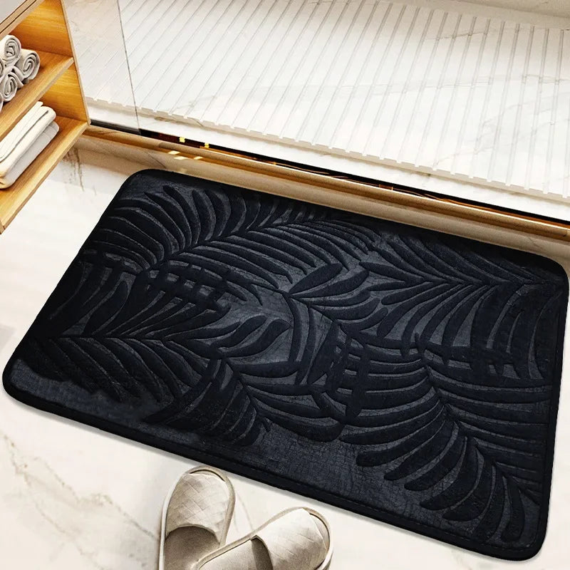 Absorbent Non-slip Bathroom Rug Memory Cotton Bathrooms Floor Rugs Bath Mat Living Room Bedroom Kitchen Home Carpet