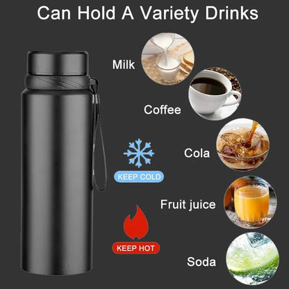 600/1000ML Stainless Steel Thermal Water Bottle with LED Temperature Display Keep Cold Hot Water Cup Tea Coffee Vacuum Flasks