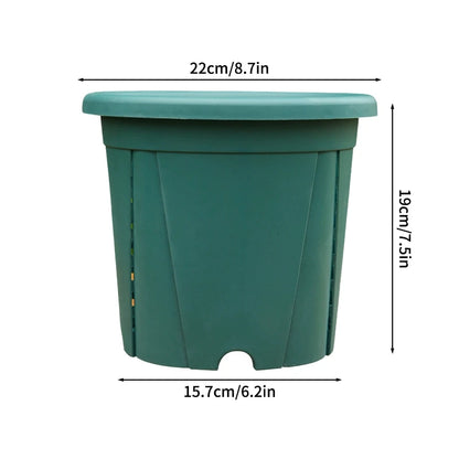 Plastic Flower Pot Root Control Breathable Nursery Pot Thickened Resin Plant Pot Garden Balcony Planting Potted Seedling Planter