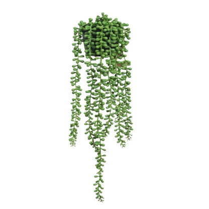 Lifelike Artificial Lush Hanging Succulents Home Wedding Green Plant Wall Hanging Vine Decorative Plant Wall Balcony Outdoor
