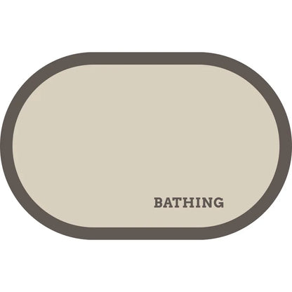 40*60CM Non Marking Diatomaceous Earth Floor Mat for Household Bathroom Doorways Dirt Resistant Absorbent Quick Drying Anti Slip