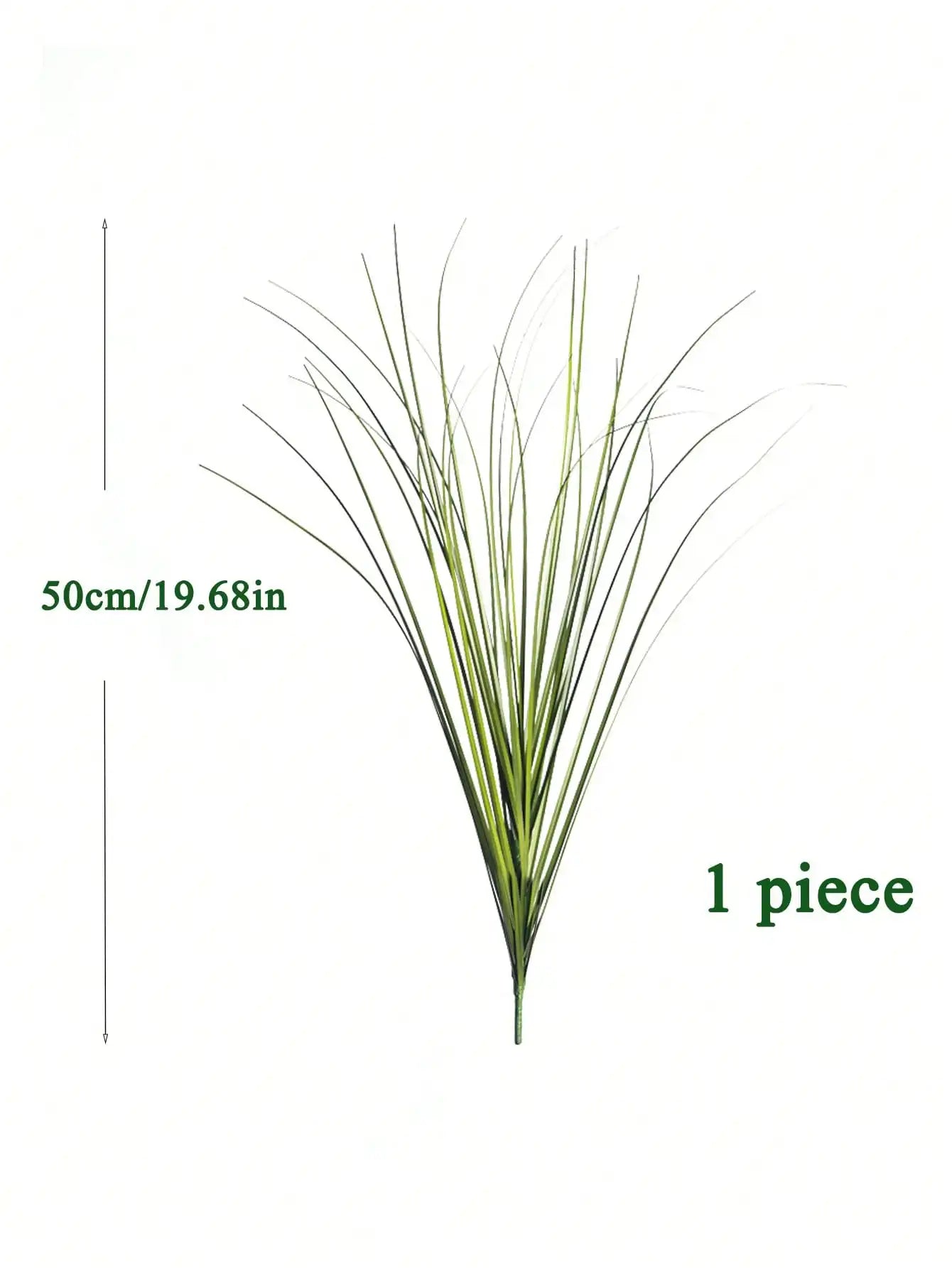 Artificial Reed Grass Large Fake Onion Grass Plants Tropical Green Plants Leaves Bouquet PVC Grass For Wedding Garden Offic