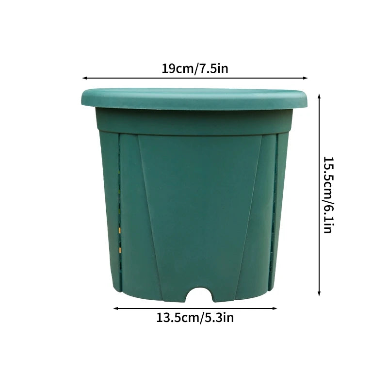 Plastic Flower Pot Root Control Breathable Nursery Pot Thickened Resin Plant Pot Garden Balcony Planting Potted Seedling Planter