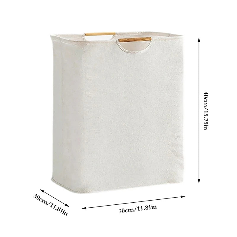 Large Capacity Laundry Storage Dirty Clothes Storage Basket with Handle Hamper Collapsible Laundry Basket Bathroom Accessories