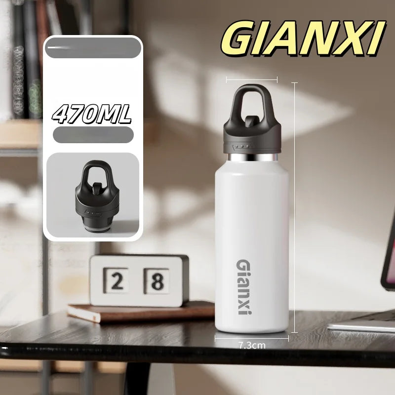 GIANXI Portable Stainless Steel  Thermo Bottle Tumbler Home And Kitchen Vacuum Flasks  Sports Drinkware Thermal Water Bottle