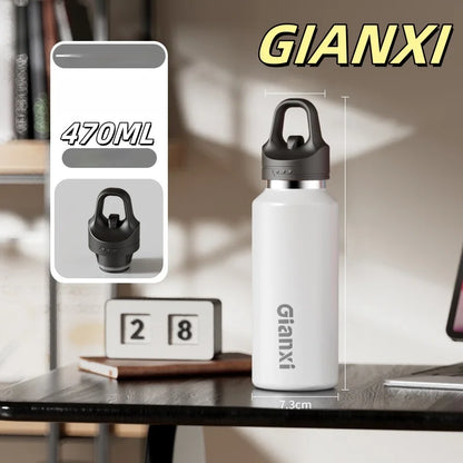 GIANXI Portable Stainless Steel  Thermo Bottle Tumbler Home And Kitchen Vacuum Flasks  Sports Drinkware Thermal Water Bottle
