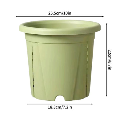 Plastic Flower Pot Root Control Breathable Nursery Pot Thickened Resin Plant Pot Garden Balcony Planting Potted Seedling Planter