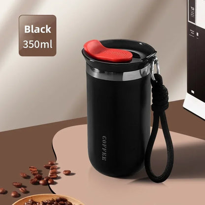 350/500ML Stainless Steel Insulated Cup with Lid Portable Coffee Cups Thermal Mug Vacuum Flask Office Travle Camping Drinkware
