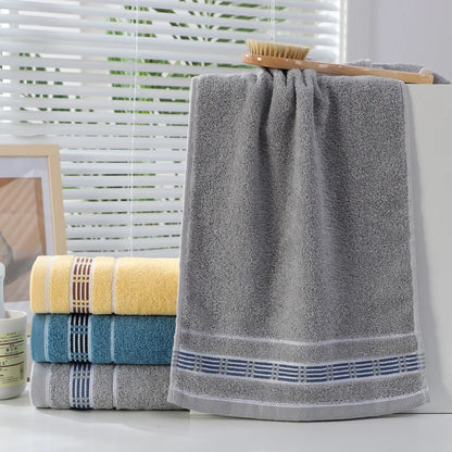 Cotton Bamboo Fiber Bath Face Towels Set Bathroom Super Soft Breathable Bamboo Hand Towel Home Bathroom Washcloth for Adults