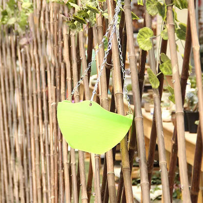 Hanging Orchid Pot With Chain Plastic Hanging Basket Flowerpot Wall Mounted Green Pot For Plant Herb Plant Container