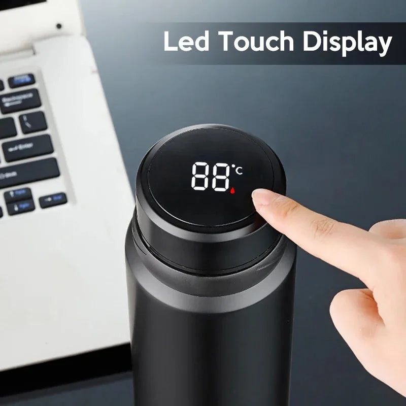 600/1000ML Stainless Steel Thermal Water Bottle with LED Temperature Display Keep Cold Hot Water Cup Tea Coffee Vacuum Flasks