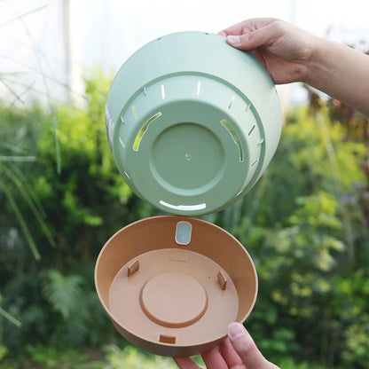 Plastic Hanging Basket Plant Pot Self-Watering Flowerpot Outdoor Plant Pot Indoor Wall Hanging Pots for plants Home Decoration