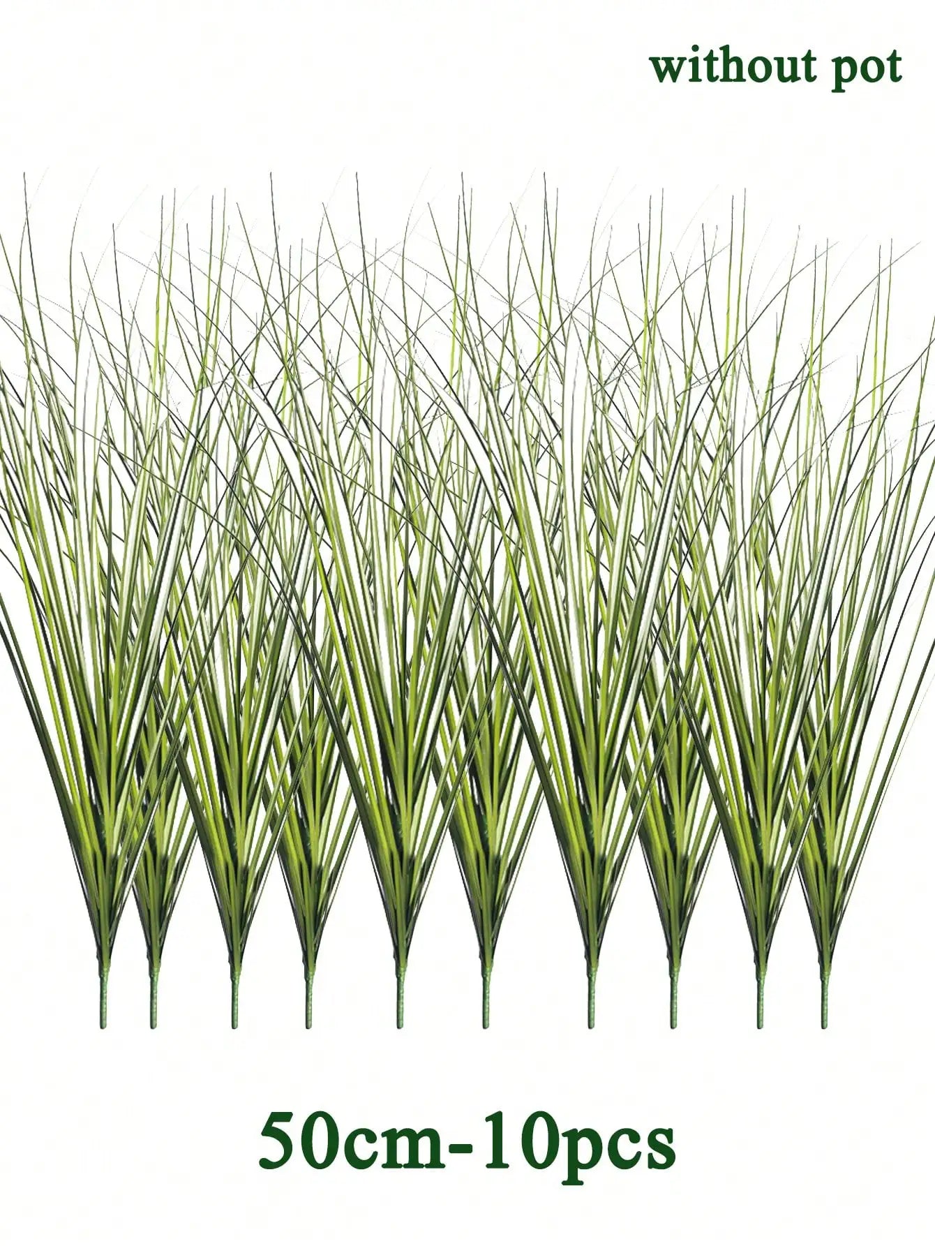 Artificial Reed Grass Large Fake Onion Grass Plants Tropical Green Plants Leaves Bouquet PVC Grass For Wedding Garden Offic