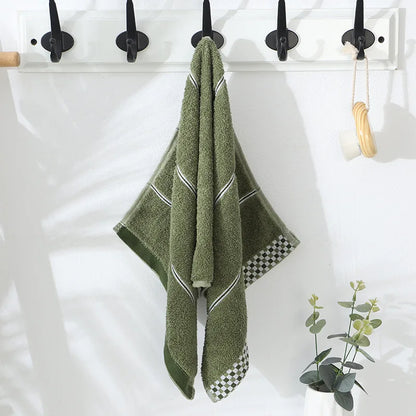 Cotton Bamboo Fiber Bath Face Towels Set Bathroom Super Soft Breathable Bamboo Hand Towel Home Bathroom Washcloth for Adults