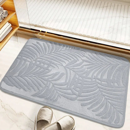 Absorbent Non-slip Bathroom Rug Memory Cotton Bathrooms Floor Rugs Bath Mat Living Room Bedroom Kitchen Home Carpet
