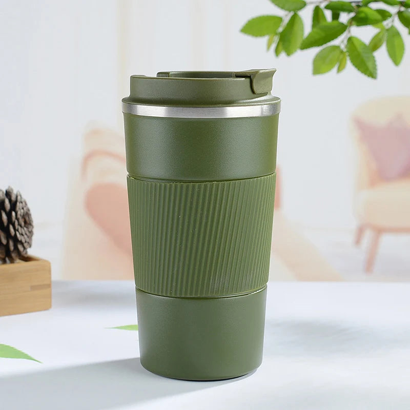 380/510ML Stainless Steel Thermal Mug Thermo for Coffee Water Bottle Leakproof Travel Drinkware Travel Thermal Mug