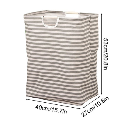 1PC A Portable, Foldable Fabric Waterproof Bathroom Storage Basket For Dirty Clothes